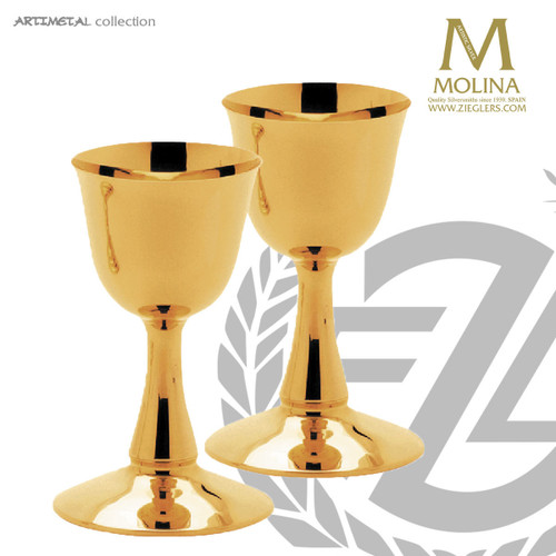 8 ounce communion cup 6 and 1 quarter inches high with 24 karat gold plate finish made in spain by artistic silver as524001scgp 8 ounce communion cup 6 and 1 quarter inches high with 24 karat gold plate finish made in spain by artistic silver as524001scgp