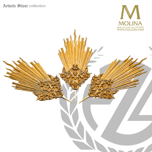 Statue Ray Ornamentation Gold Plated Available in 3 Sizes 136 Spain Statue Ray Ornamentation Gold Plated Available in 3 Sizes 136 Spain
