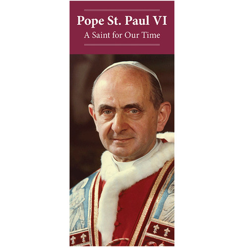 Pope saint Paul VI A Saint for Our Time Pamphlet 9781681923956 Pope saint Paul VI A Saint for Our Time Pamphlet 9781681923956