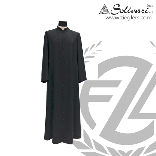 Altar Server Cassock Black Solivari Italy