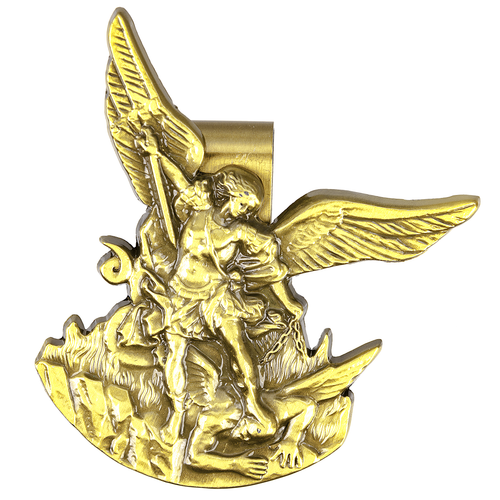 St Michael Visor Clip in Brass HIV5330B St Michael Visor Clip in Brass HIV5330B