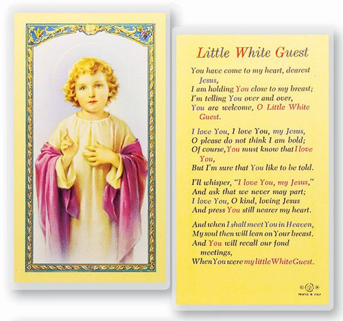 Holy Card | Little White Guest Christ | 800005
