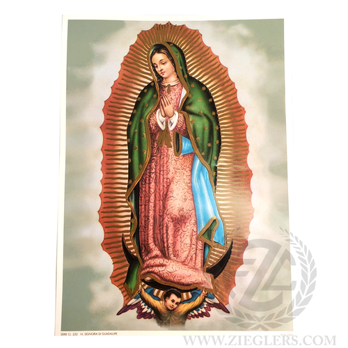 Our Lady of Guadalupe Print ONLY 7.5" x 10" EGGUAD222
