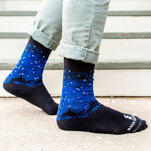 Three Wise Men and North Star - Christmas Socks Adult Cotton & Nylon One Size USA Three Wise Men and North Star - Christmas Socks Adult Cotton & Nylon One Size USA