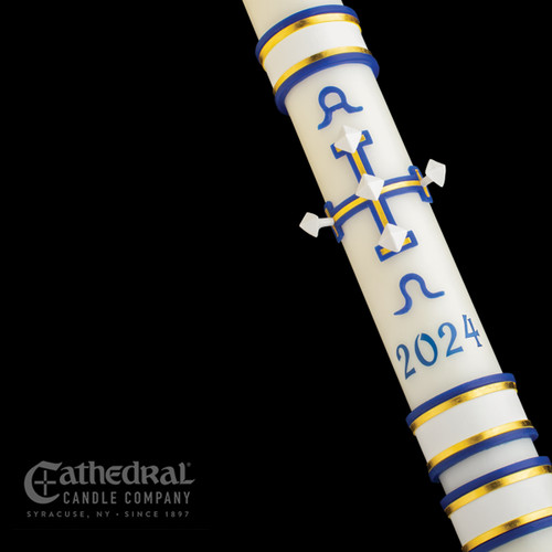 Eternal Glory Paschal Candle Easter Altar Candle  Eternal Glory Paschal Candle Easter Altar Candle