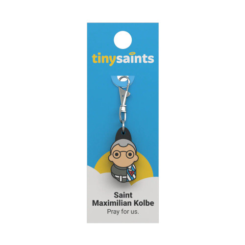Tiny Saints Charm for Saint Maximilian Kolbe