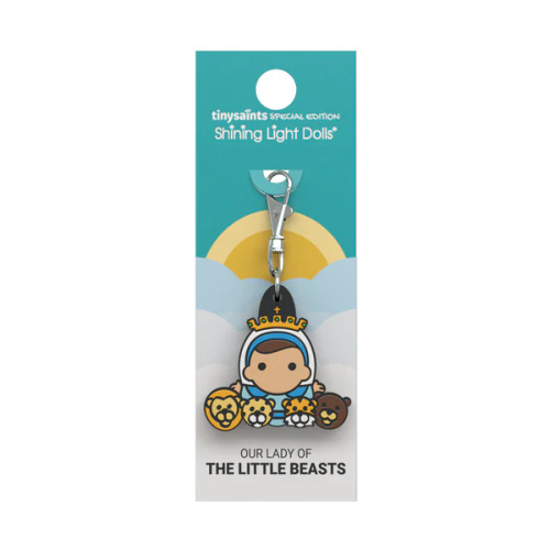 Tiny Saints Charm for Our Lady of the Little Beasts 