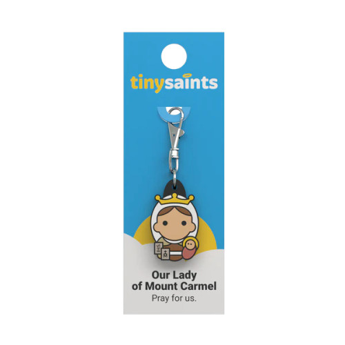 Tiny Saints Charm for Our Lady of Mount Carmel 