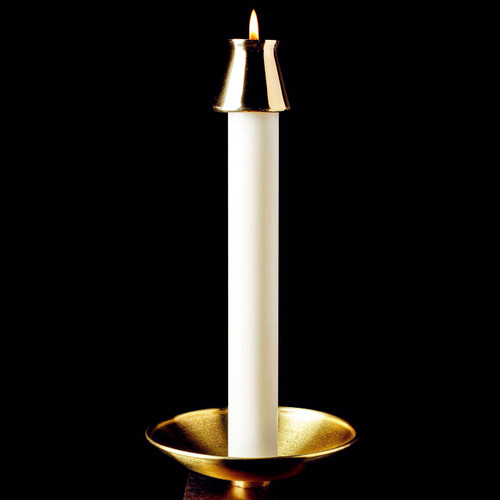 Processional Candles 7/8" x 5" 51% Beeswax Box of 36