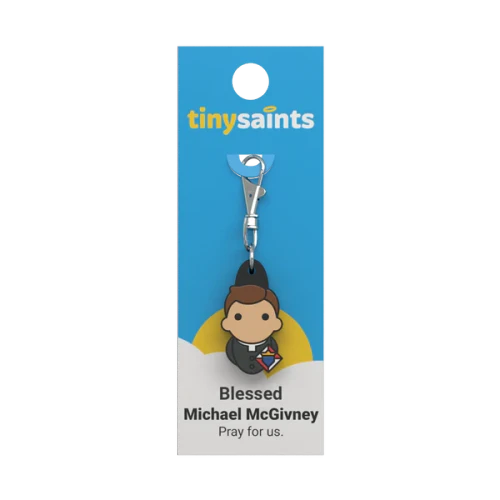 Tiny Saints Charm for Blessed Michael McGivney