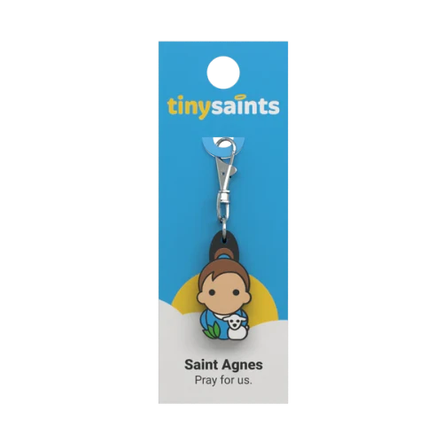 Tiny Saints Charm for Saint Agnes