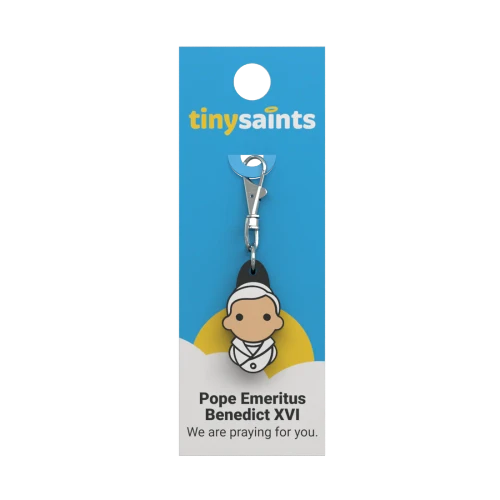 Pope Emeritus Benedict XVI Tiny Saint Charm