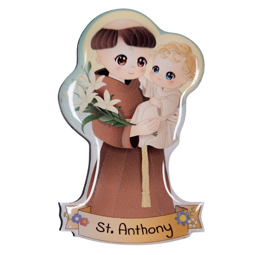 Saint Anthony of Padua Magnet or Sticker Catholic Gift for Kids