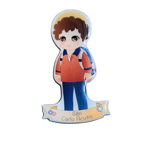 Saint Carlo Acutis Magnet for Kids Catholic Gift