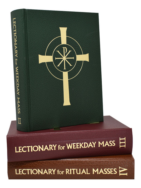 Lectionary Volumes 2 3 and 4 for weekday and ritual Masses hardcover chapel Edition 48/22 41/s 9780899420417 Lectionary Volumes 2 3 and 4 for weekday and ritual Masses hardcover chapel Edition 48/22 41/s 9780899420417