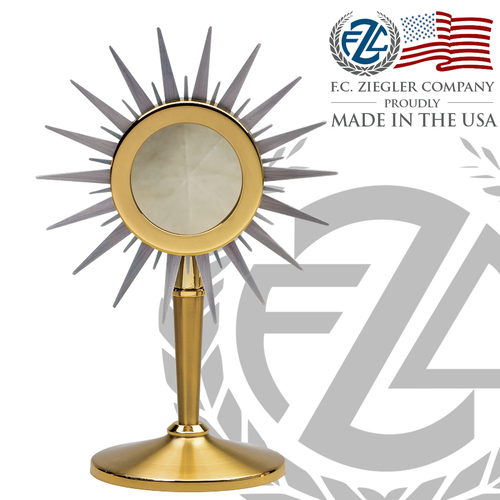 Ostensoria Chapel Size Sun Burst  M244 Ziegler USA Ostensoria Chapel Size Sun Burst  M244 Ziegler USA