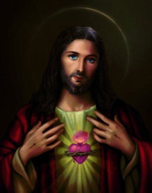 Sacred Heart of Jesus | Print Only | 8"x 10"  | Card Stock | P810115 Sacred Heart of Jesus | Print Only | 8"x 10"  | Card Stock | P810115
