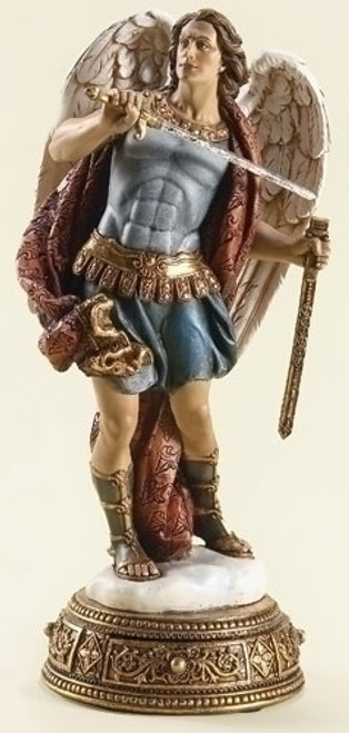 Saint Michael the Archangel  Statue | Ready for Battle | 10-1/4" | Resin | 62816 Saint Michael the Archangel  Statue | Ready for Battle | 10-1/4" | Resin | 62816