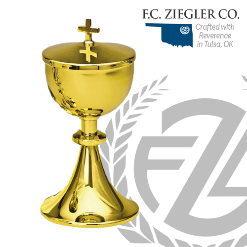 Ciborium with Lid Available in Gold Style 448350 Ziegler