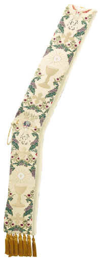 Tapestry of Life Deacon Stole - Embroidery with Eucharistic Imagery 