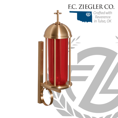 Wall Mounted Sanctuary Lamp Style 637B Ziegler 