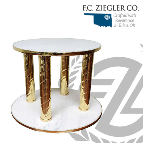 Thabor Table Italian Marble Round Style 953 Ziegler 