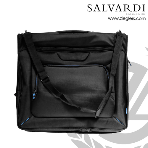Mass Kit Garment Bag Carrier Black Waterproof Fabric Removable Kit Italy SALART254- outside