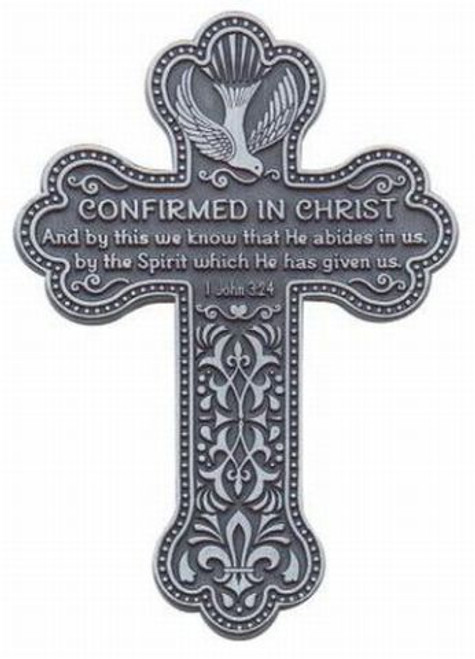 Confirmation Cross in Pewter 5-1/2" CTPMC113