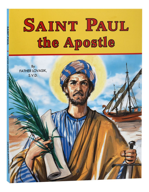 saint paul the apostle book 32 page paperback chldrens picture book with full color illustrations 9780899422893 289