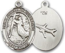 Sterling Silver Oval Medal-Size Large 
