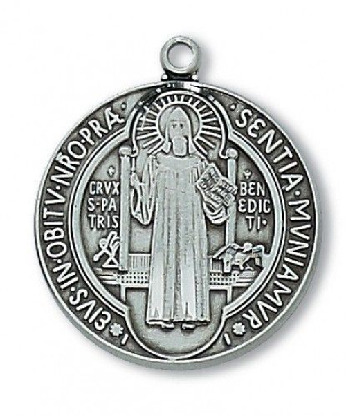1-inch-saint-benedict-medal-on-24-inch-rhodium-plated-chain-MA2514BN 1-inch-saint-benedict-medal-on-24-inch-rhodium-plated-chain-MA2514BN