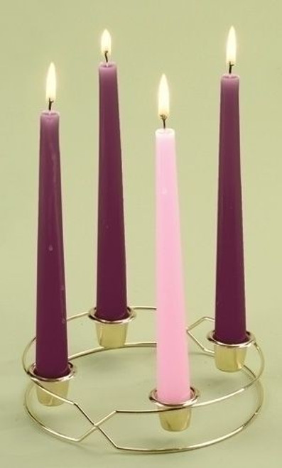 Simply Gold Advent Wreath Gold-Colored Metal Double Ring measures 6 and one half inches in Diameter RO66644 Simply Gold Advent Wreath Gold-Colored Metal Double Ring measures 6 and one half inches in Diameter RO66644