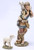 2 Piece Nativity Shepherd holding 1 lamb with 1 lamb separate shepherd stands 23 inches tall Joseph's Studio RO36192