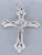 Crucifix pendant only made of oxidized metal measures 2 inches GGL40/CFOX