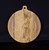 Standing St Benedict Medallion made of wood measures 5 and 1 quarter inches from italy comes with stand pg443