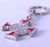 Saint Benedict Key Ring | Red Accent | Metal | 1-1/2” | Italy | PG211NR Saint Benedict Key Ring | Red Accent | Metal | 1-1/2” | Italy | PG211NR