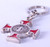 Saint Benedict Key Ring | Red Accent | Metal | 1-1/2” | Italy | PG211NR Saint Benedict Key Ring | Red Accent | Metal | 1-1/2” | Italy | PG211NR