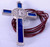 Saint Benedict Crucifix Necklace | Blue | Metal | 3” |Cord | Italy |  PG385BL Saint Benedict Crucifix Necklace | Blue | Metal | 3” |Cord | Italy |  PG385BL