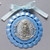 Guardian Angel Crib Medal | Ribbon Accent | Blue | Plastic & Metal | 43082