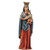 resin Statue of Our Lady of Perpetual Help shows mary holding Infant Jesus painted in bright colors with gold accents standing 12 and 3 quarter inches high ro65959