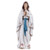 Statue of our lady of lourdes made of resin and painted in soft hues of white and blue stands four inches tall ro46477