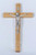 Wall Crucifix Natural Beechwood Cross Silver Toned Corpus Made In Italy measures 8 and 1 half inches FAR802
 Wall Crucifix Natural Beechwood Cross Silver Toned Corpus Made In Italy measures 8 and 1 half inches FAR802