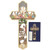 Resin Cross depicts Last Supper Jesus in Gethsemane Calvary and Open Tomb Painted Carved Wood Look Includes Verse Card measures 12 inches DIWCR125 Resin Cross depicts Last Supper Jesus in Gethsemane Calvary and Open Tomb Painted Carved Wood Look Includes Verse Card measures 12 inches DIWCR125