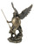 Statue Archangel Raphael 9 inch Bronze Finish
