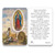 Virgen de Guadalupe | Holy Card | Spanish | Box of 25  Virgen de Guadalupe | Holy Card | Spanish | Box of 25