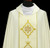 Chasuble with Embroidered IHS Panel - Style ALB1170 available in 5 colors 