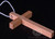 Cross On a Cord Pendant in Natural Wood - Style LALCC09N