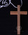 Cross Pendant Necklace | 3-1/2” | Wood | Cord | Italy | CC09N