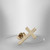 Lapel Pin Cross Gold Finish TIE1008