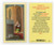 Saint Aloysius Holy Card | Spanish | Prayer | Laminated | 2-12" x 4-1/2" | Italy | E24402 Saint Aloysius Holy Card | Spanish | Prayer | Laminated | 2-12" x 4-1/2" | Italy | E24402